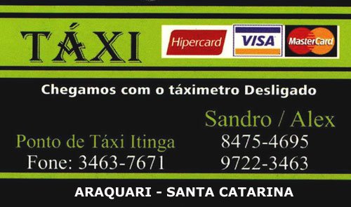 Taxi Araquari