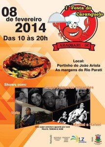 1ª FESTA DO CARANGUEJO DE ARAQUARI